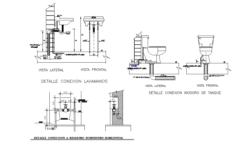 plumbing cad drawing