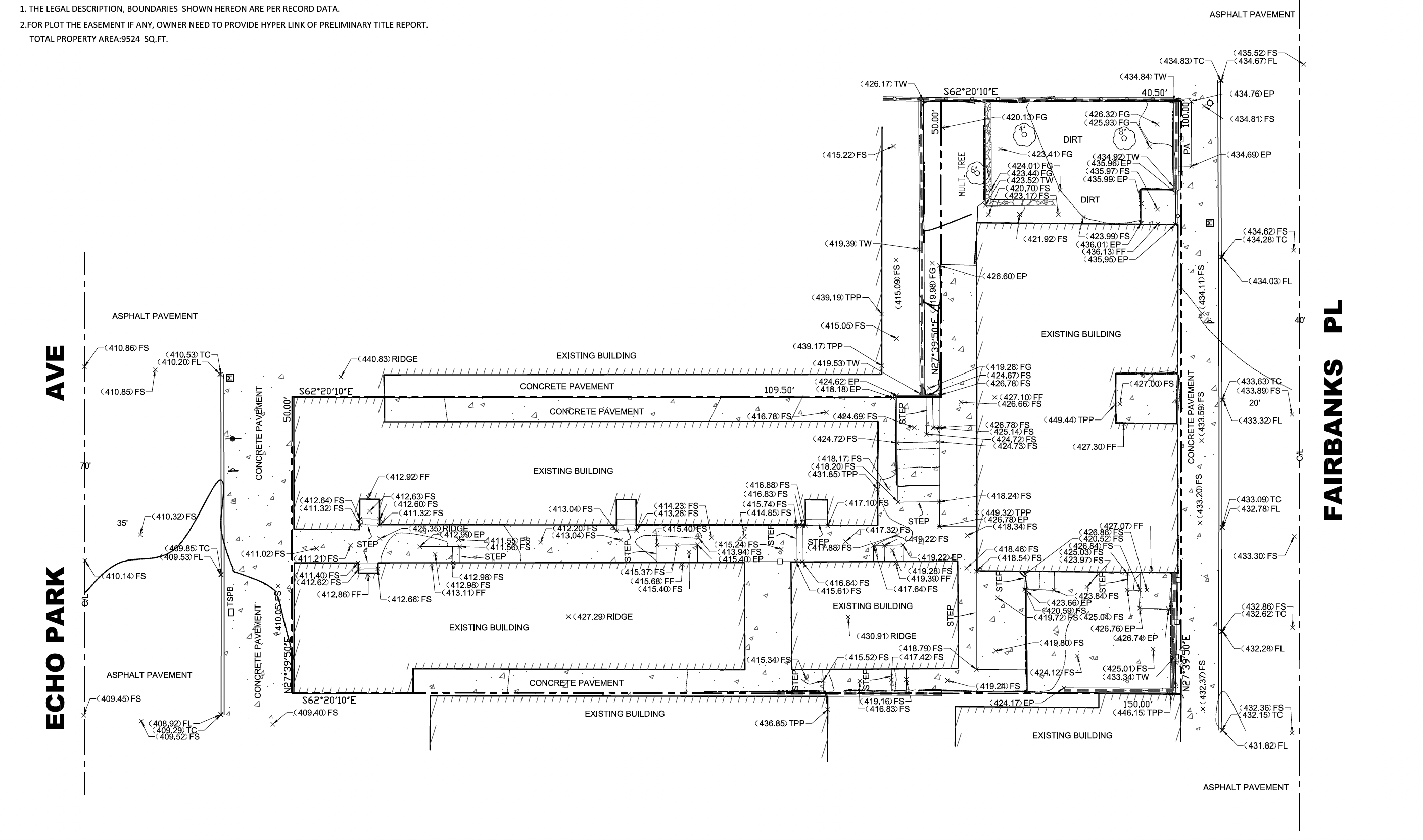 architectural as built drawing