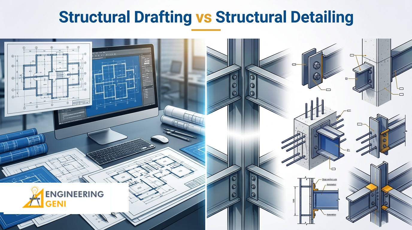 Structural Drafting vs Structural Detailing Featured